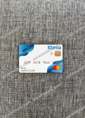 Finland Klarna bank mastercard photolook front